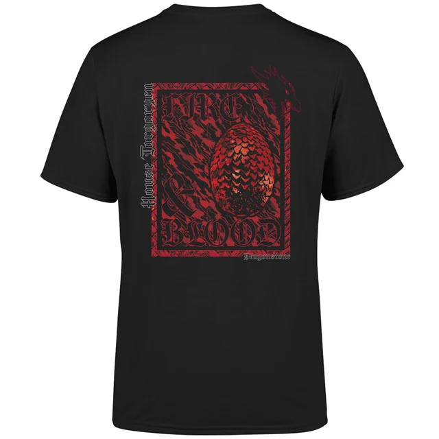 Game of Thrones Fire And Blood Men's T-Shirt - Black