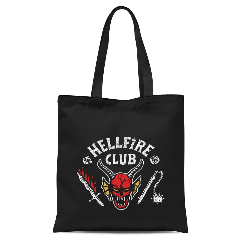 Stranger Things Hellfire Club Tote Bag - Black Bild 1