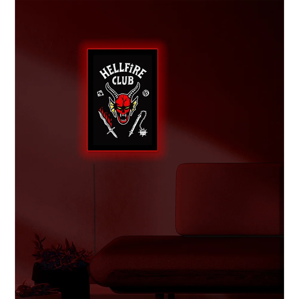 DUST! Stranger Things Season 4 - Hellfire Club Backlit Poster - Zavvi Exclusive Bild 1