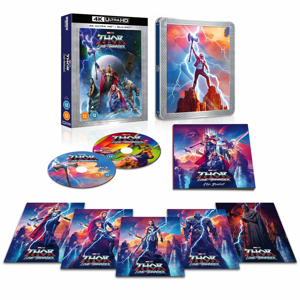Thor: Love and Thunder Zavvi Exclusive Collector's Edition 4K Ultra HD Steelbook (Includes Blu-ray) Bild 1