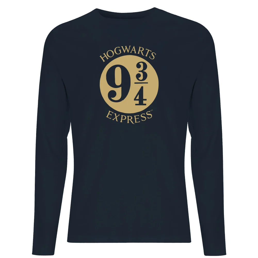 Harry Potter Platfrom Men's Long Sleeve T-Shirt - Navy - L Bild 1