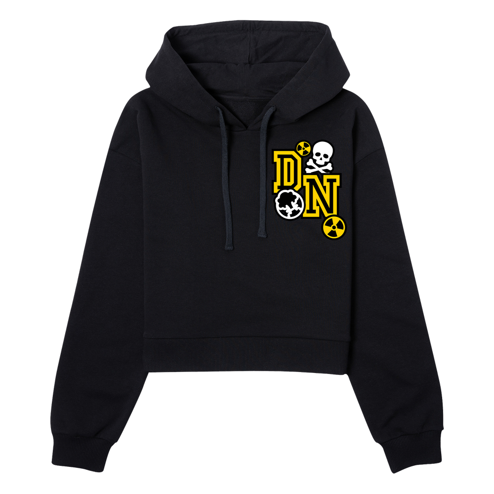 Duke Nukem Women's Cropped Hoodie - Black - XS - Schwarz Bild 1