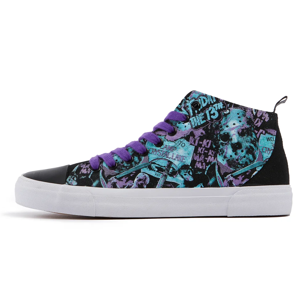 Akedo x Friday The 13th Grindhouse High Top - Black - UK 3 / EU 35.5 / US Men's 3.5 / Women's 5 Bild 1