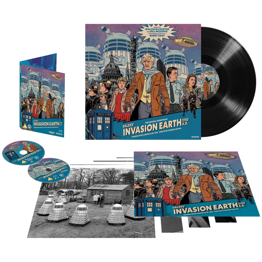 Daleks' Invasion Earth: 2150 A.D. 4K Ultra HD Vinyl Collector's Set Bild 1