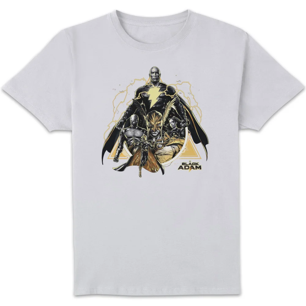 DC Black Adam Characters Unisex T-Shirt - White - S Bild 1