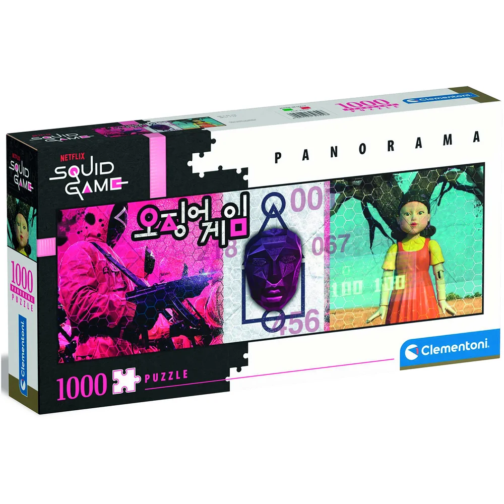 Clementoni 1000pcs Panorama Puzzle - Squid Games Bild 1