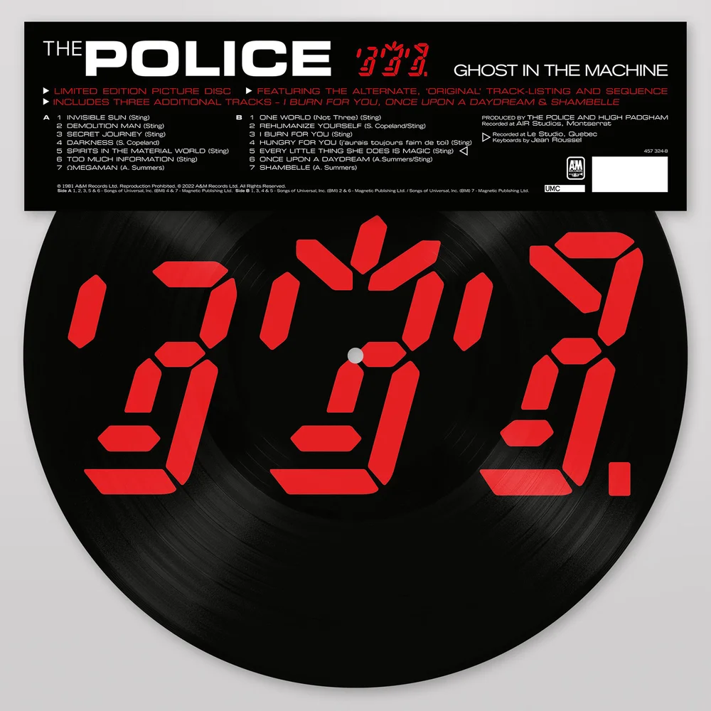 The Police - Ghost In The Machine Picture Disc Vinyl Bild 1