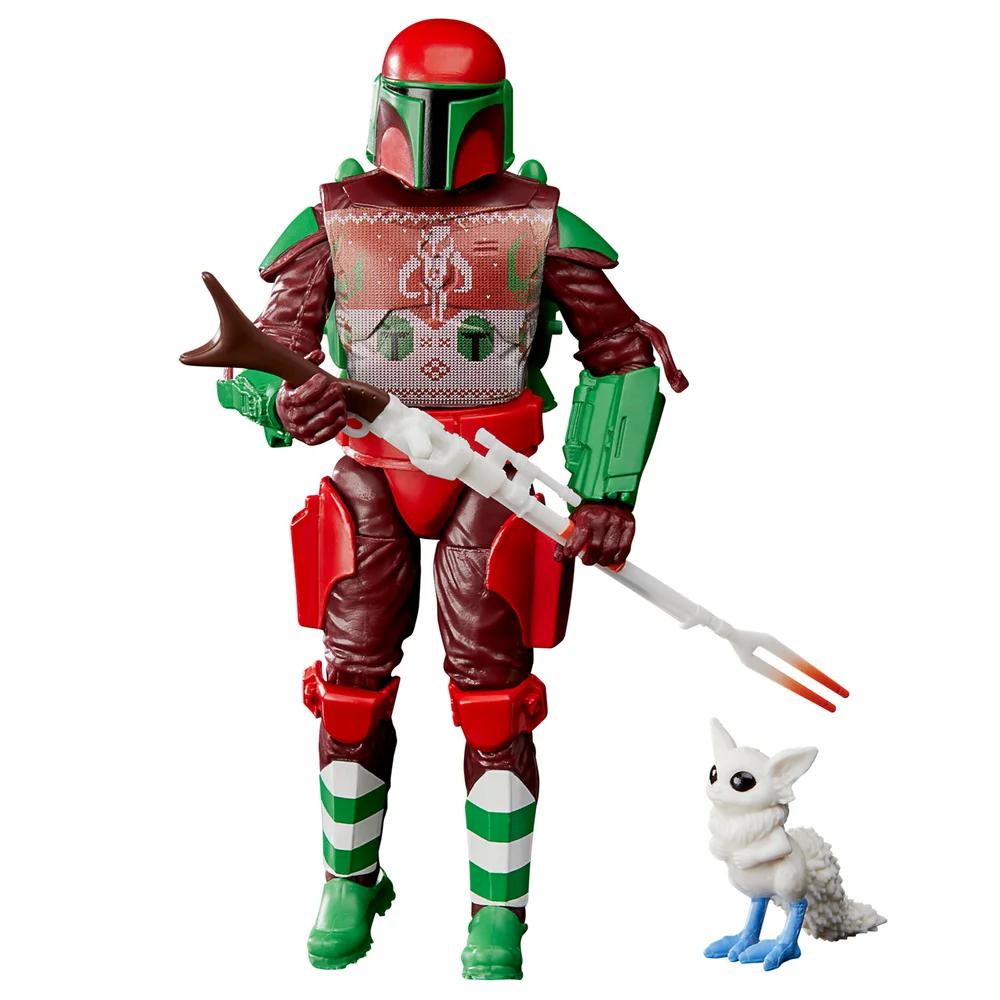 Hasbro Star Wars The Black Series Mandalorian Warrior (Holiday Edition) Action Figure Bild 1