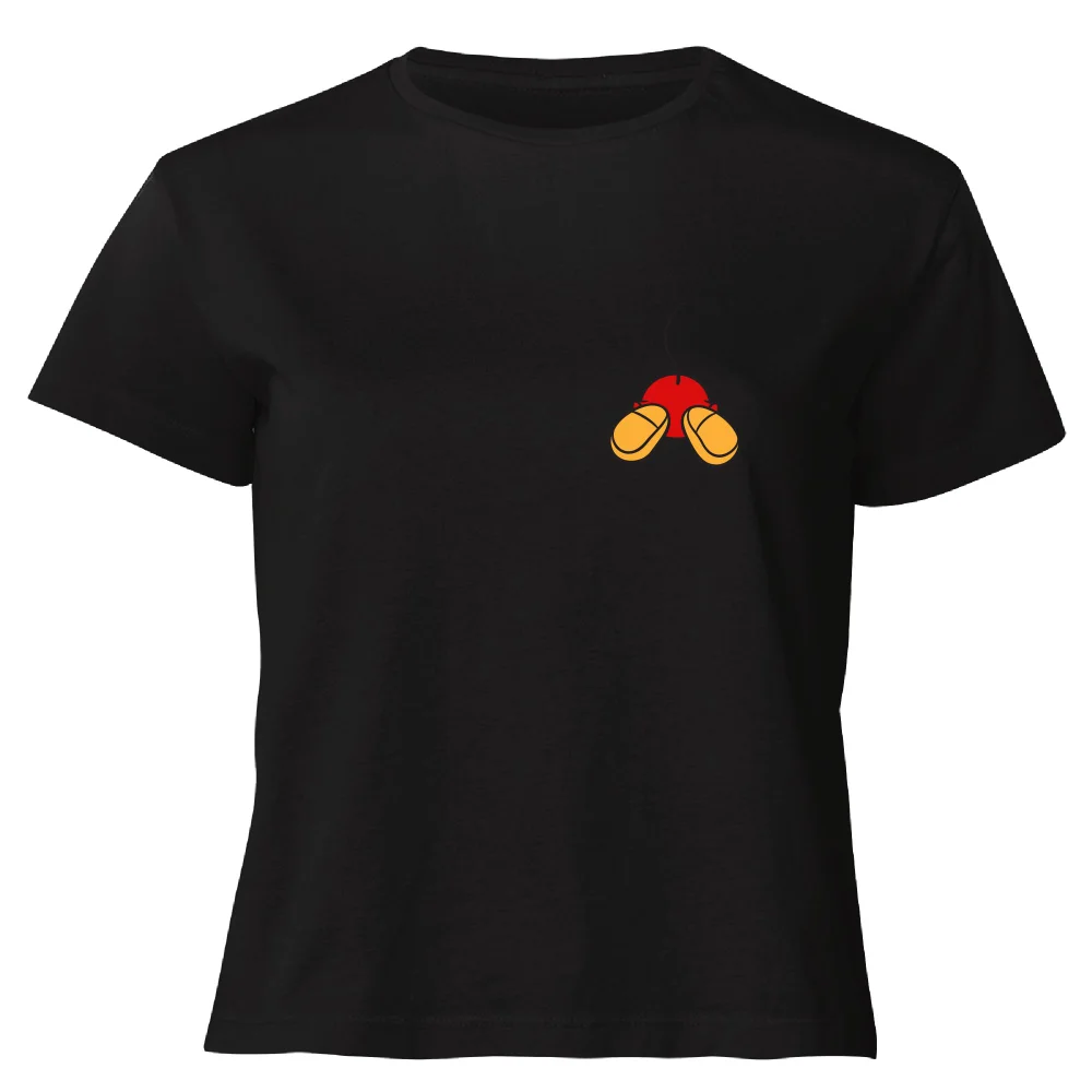Disney Mickey Mouse Backside Women's Cropped T-Shirt - Black - XS Bild 1