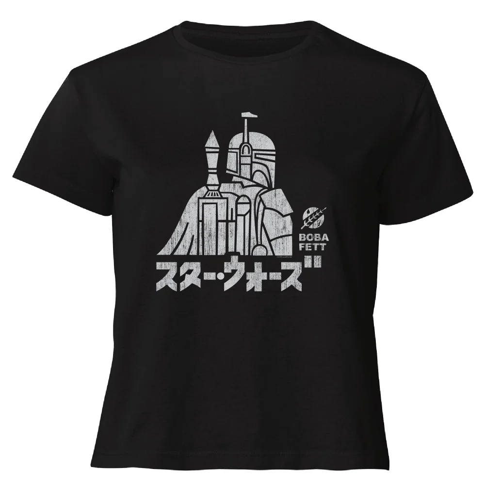 Star Wars Kana Boba Fett Women's Cropped T-Shirt - Black - XS Bild 1