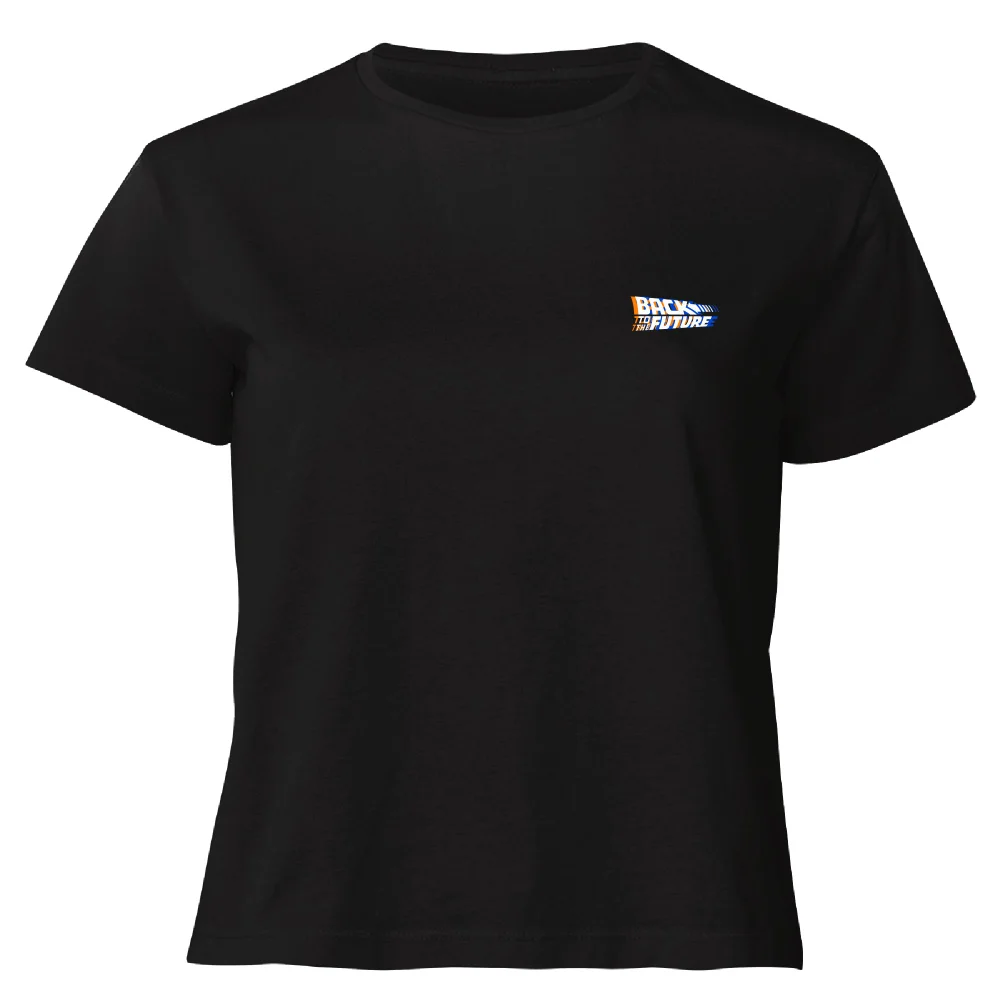 Back To The Future Women's Cropped T-Shirt - Black - XS Bild 1