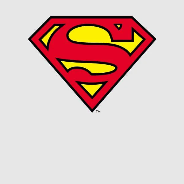 Official Superman Shield Hoodie - Grey