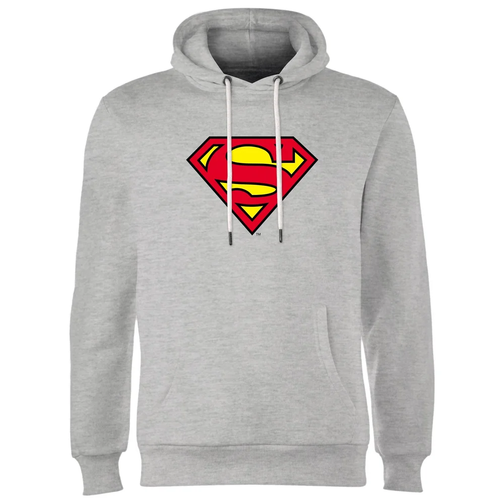 Official Superman Shield Hoodie - Grey - S Bild 1