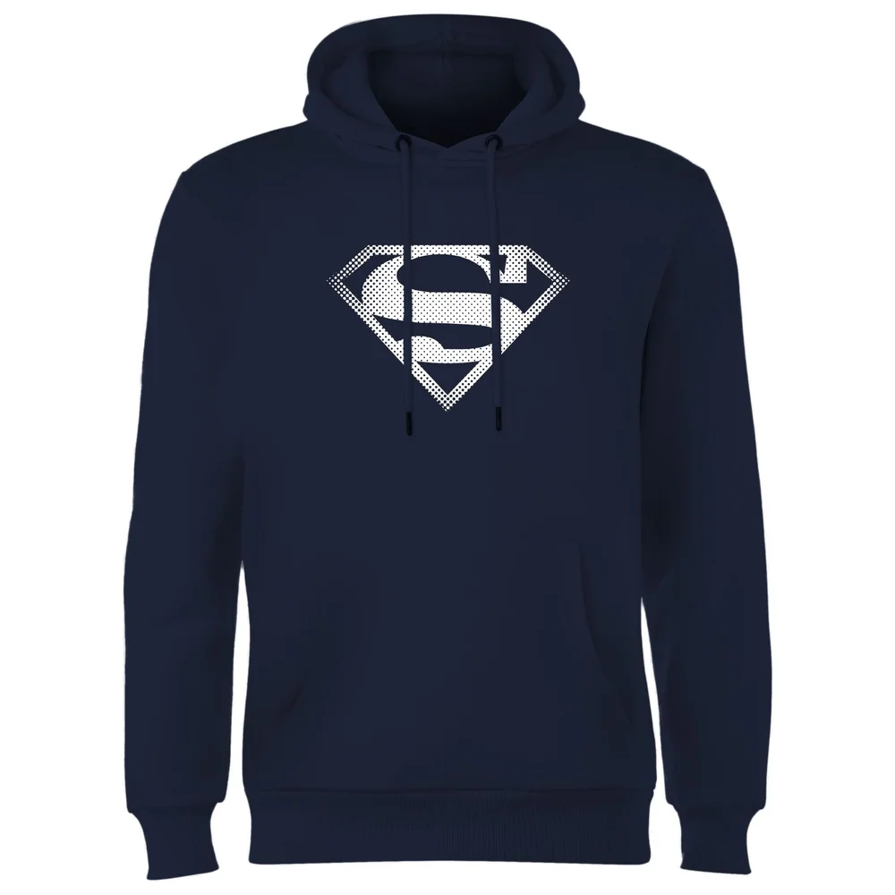 Superman Spot Logo Hoodie - Navy - S Bild 1