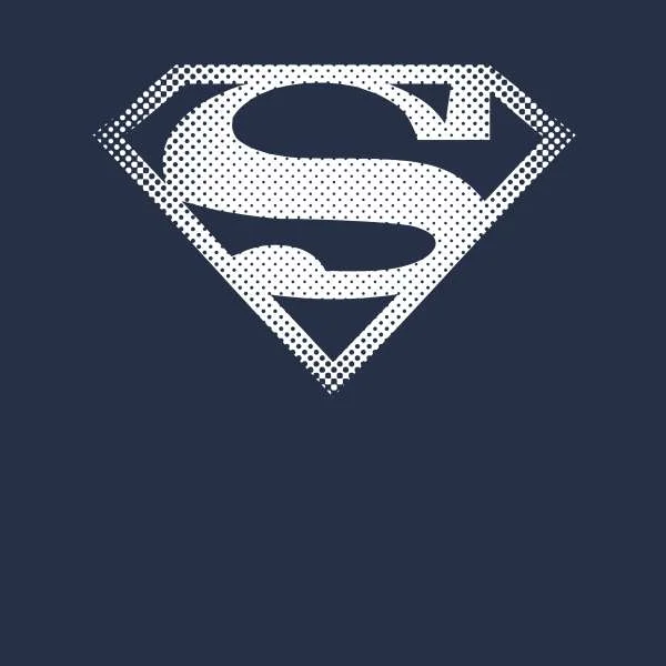 Superman Spot Logo Hoodie - Navy