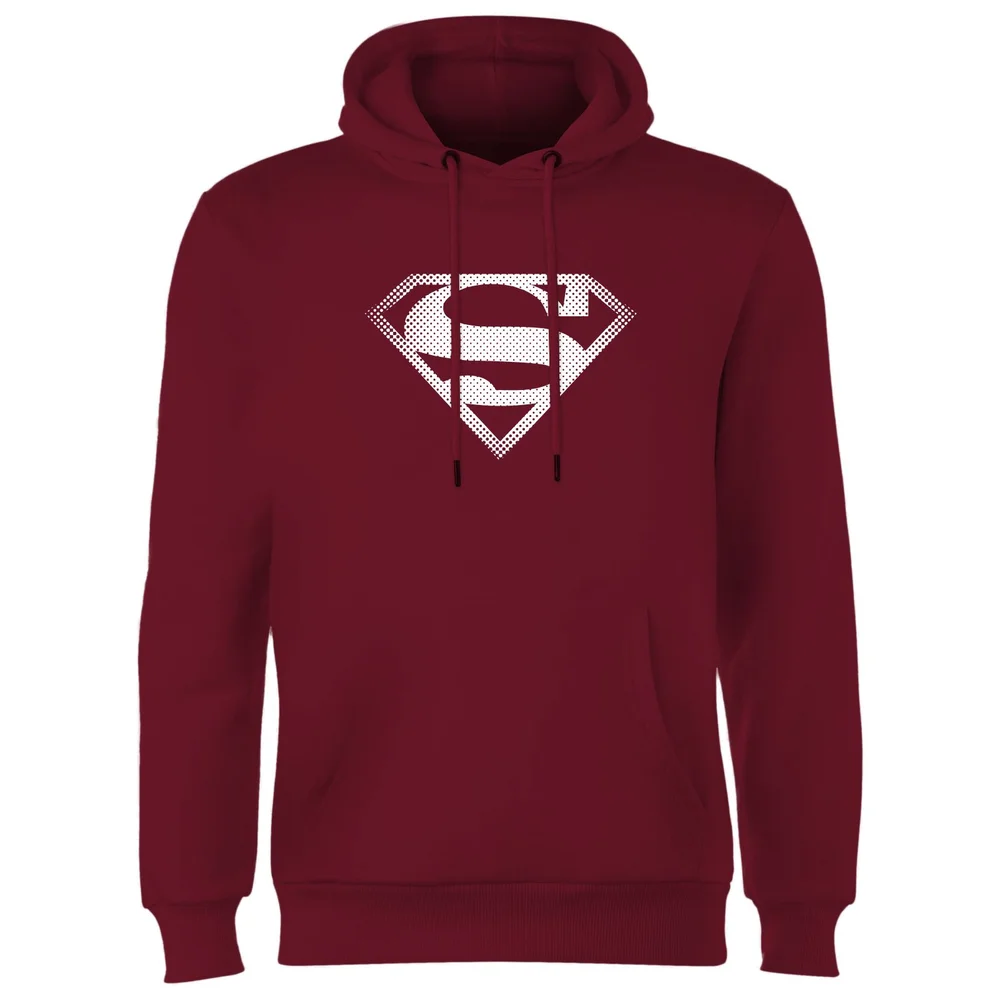 Superman Spot Logo Hoodie - Burgundy - S Bild 1