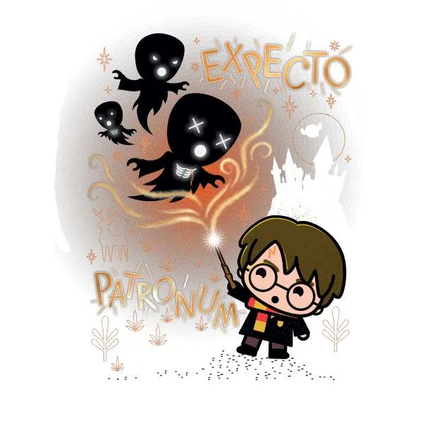 Harry Potter Kids Expecto Patronum Hoodie - White