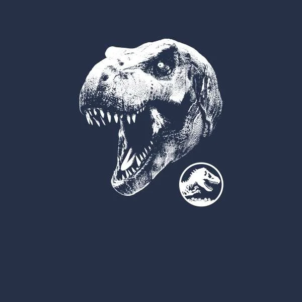 Jurassic Park T Rex Hoodie - Navy