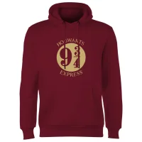 Harry Potter Platform Hoodie - Burgundy - undefined undefined