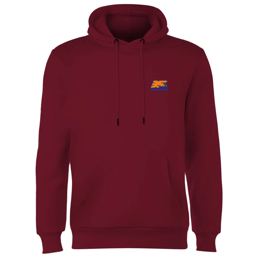 Back To The Future 35 Hill Valley Front Hoodie - Burgundy - S Bild 1
