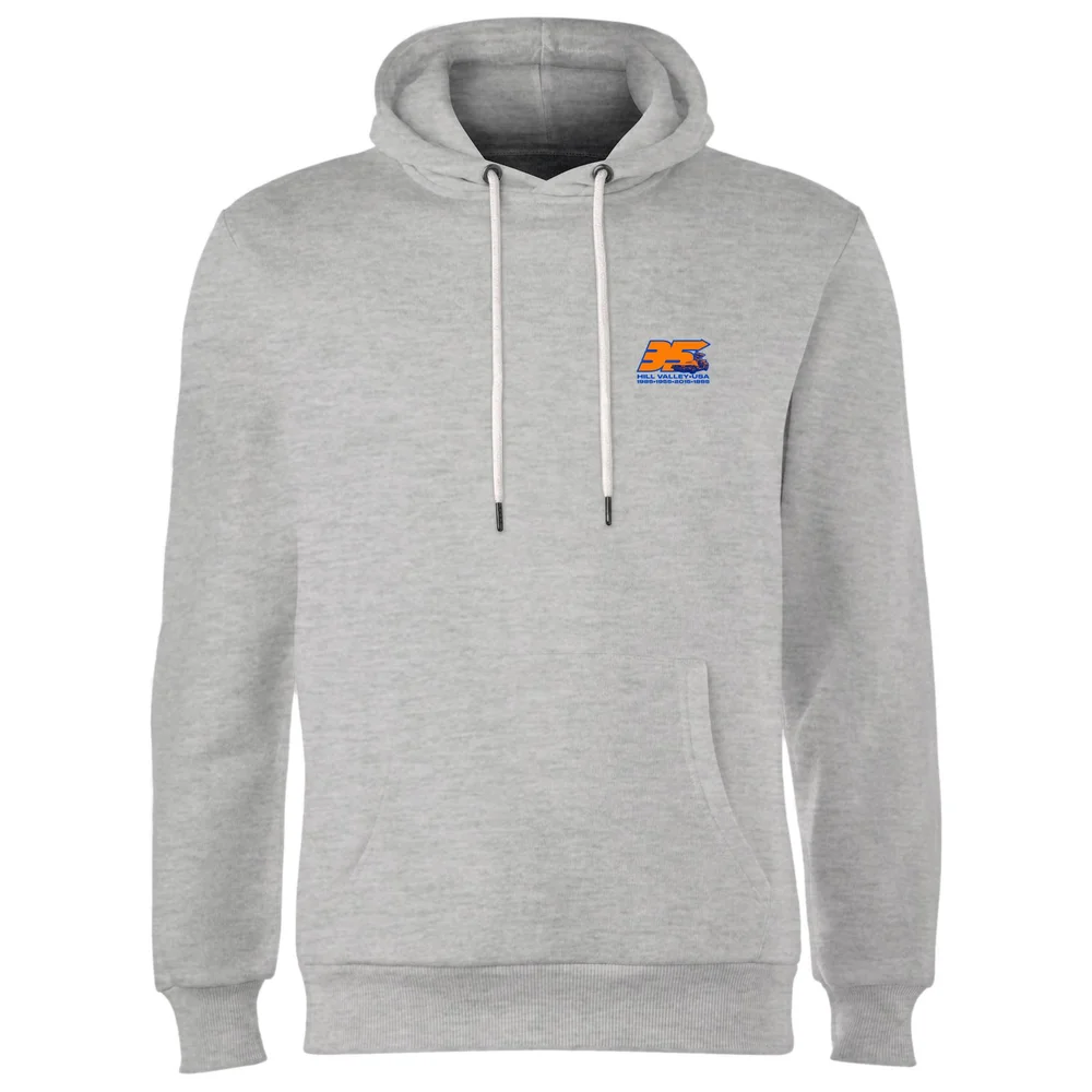 Back To The Future 35 Hill Valley Front Hoodie - Grey - S Bild 1