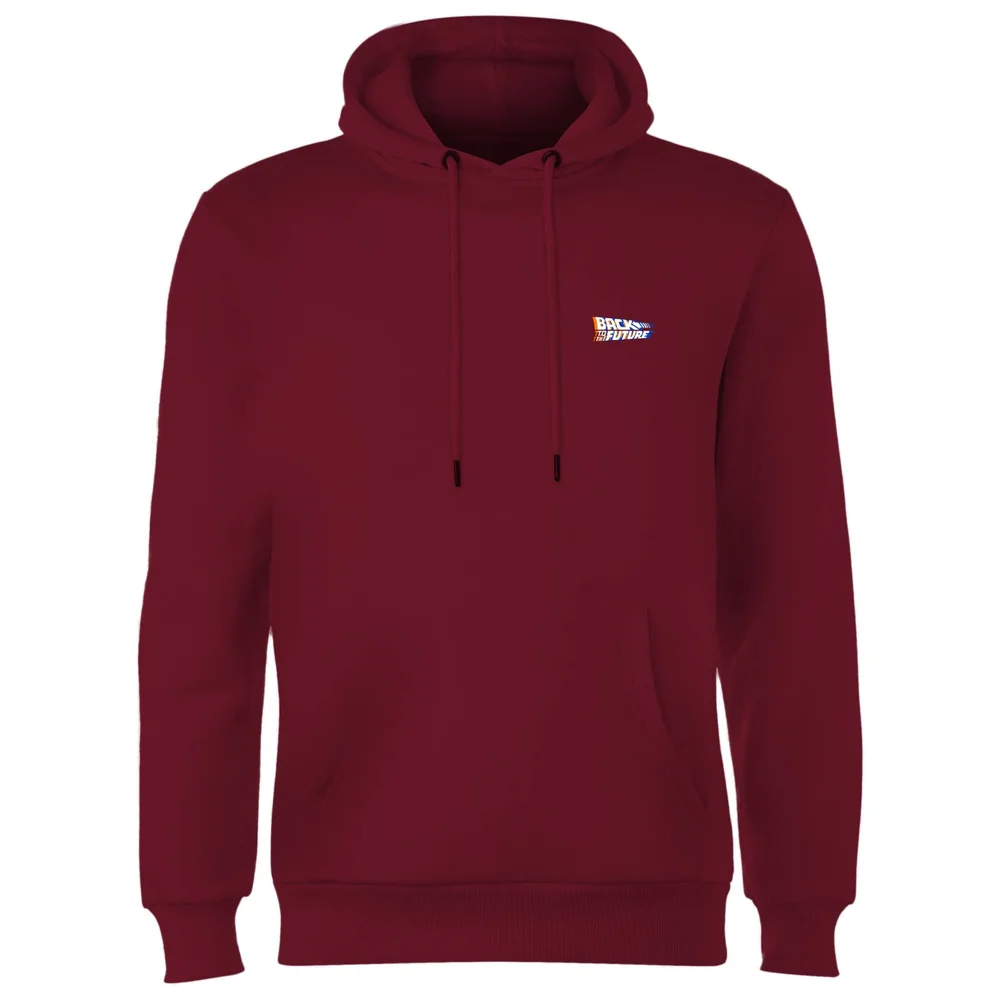 Back To The Future Hoodie - Burgundy - S Bild 1