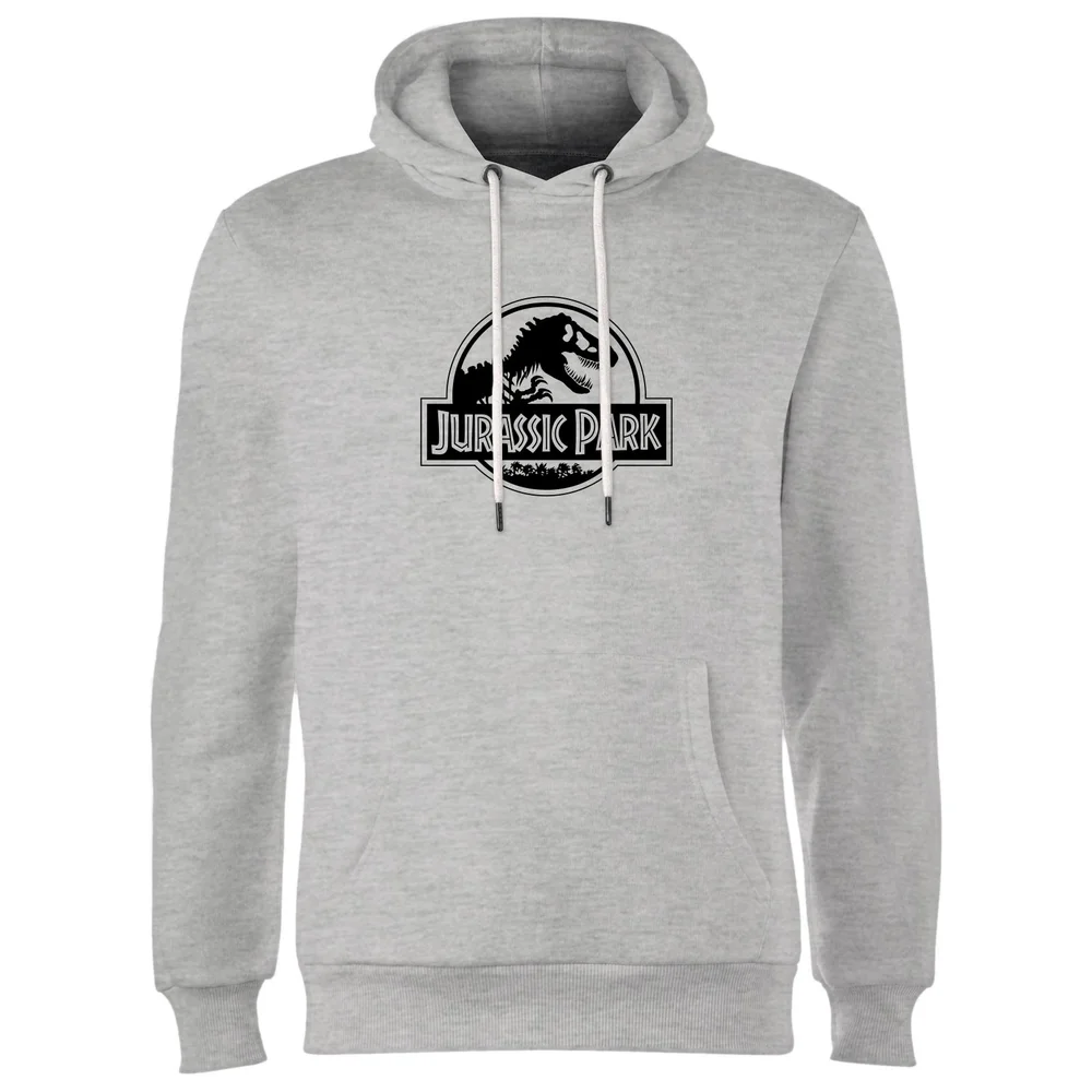 Jurassic Park Logo Hoodie - Grey - S Bild 1