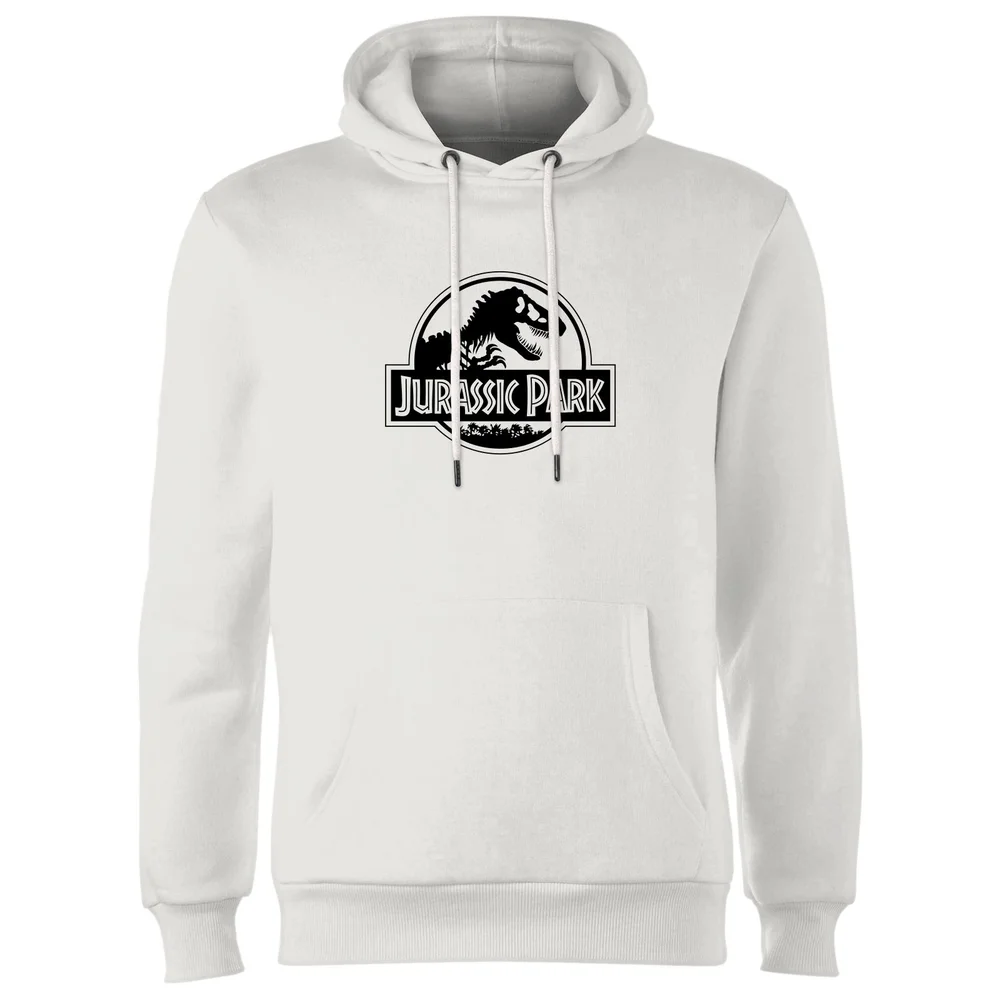 Jurassic Park Logo Hoodie - White - S Bild 1