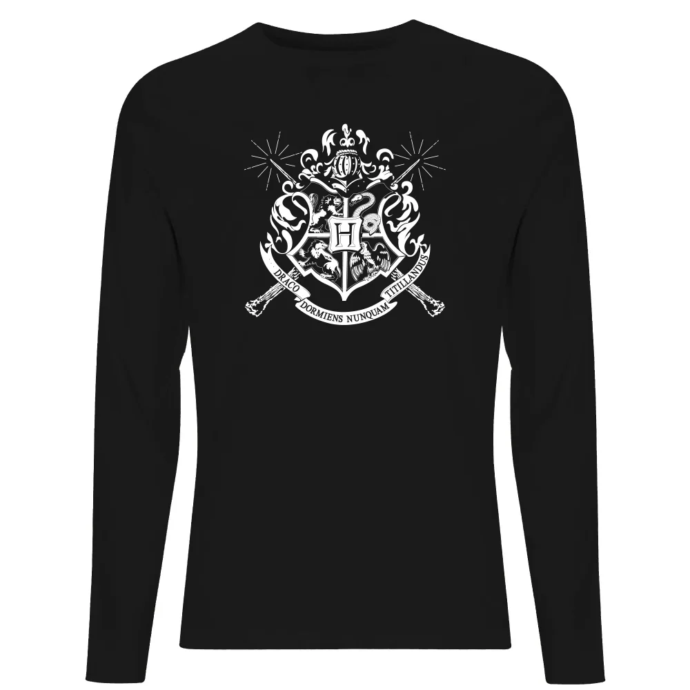 Harry Potter Hogwarts House Crest Men's Long Sleeve T-Shirt - Black - S Bild 1