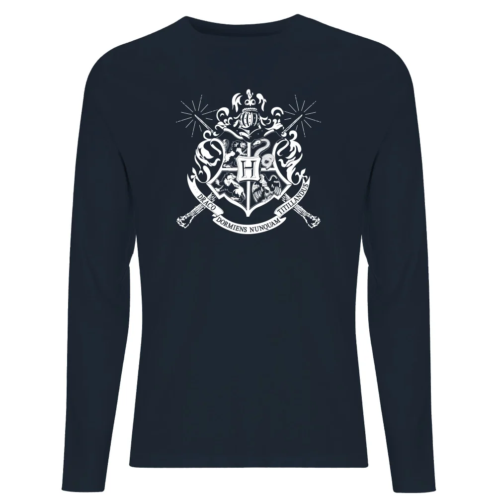 Harry Potter Hogwarts House Crest Men's Long Sleeve T-Shirt - Navy - M Bild 1