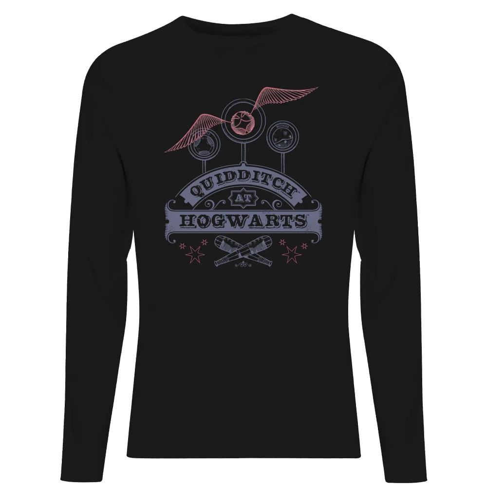 Harry Potter Quidditch At Hogwarts Men's Long Sleeve T-Shirt - Black - S Bild 1