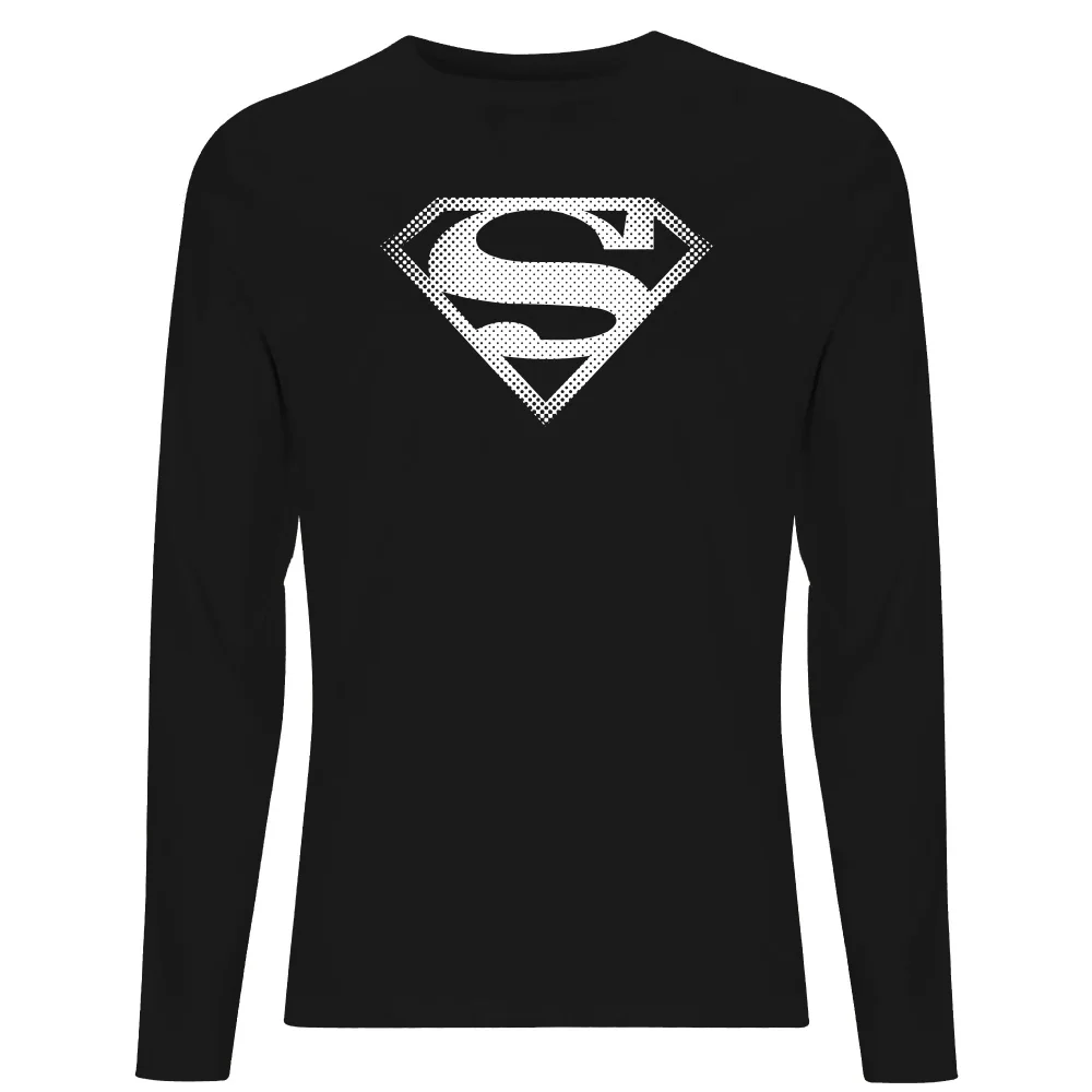 Superman Spot Logo Men's Long Sleeve T-Shirt - Black - XS Bild 1