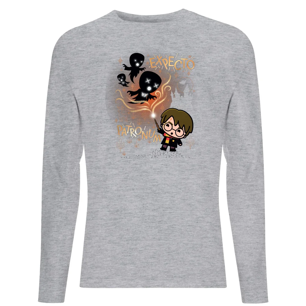 Harry Potter Kids Expecto Patronum Men's Long Sleeve T-Shirt - Grey - S Bild 1