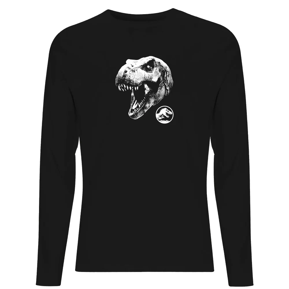 Jurassic Park T Rex Men's Long Sleeve T-Shirt - Black - S Bild 1
