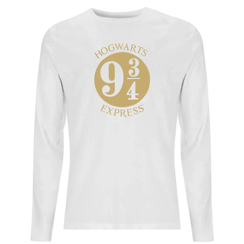 Harry Potter Platform Men's Long Sleeve T-Shirt - White - S Bild 1
