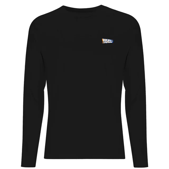 Back To The Future Men's Long Sleeve T-Shirt - Black