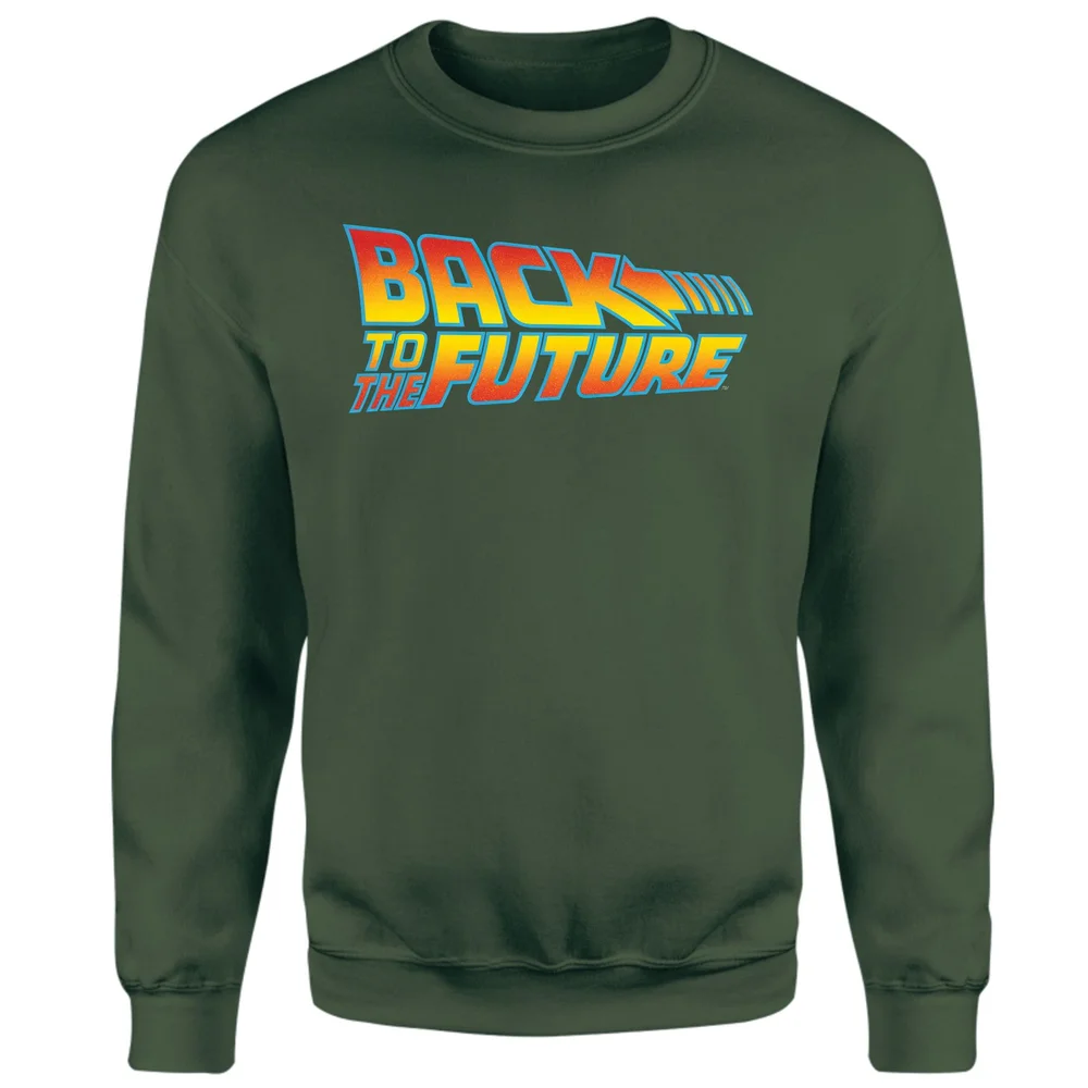 Back To The Future Classic Logo Sweatshirt - Green - XS Bild 1