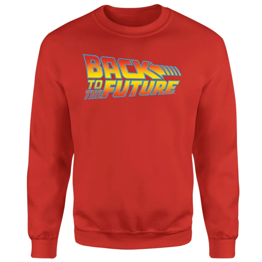 Back To The Future Classic Logo Sweatshirt - Red - XS Bild 1