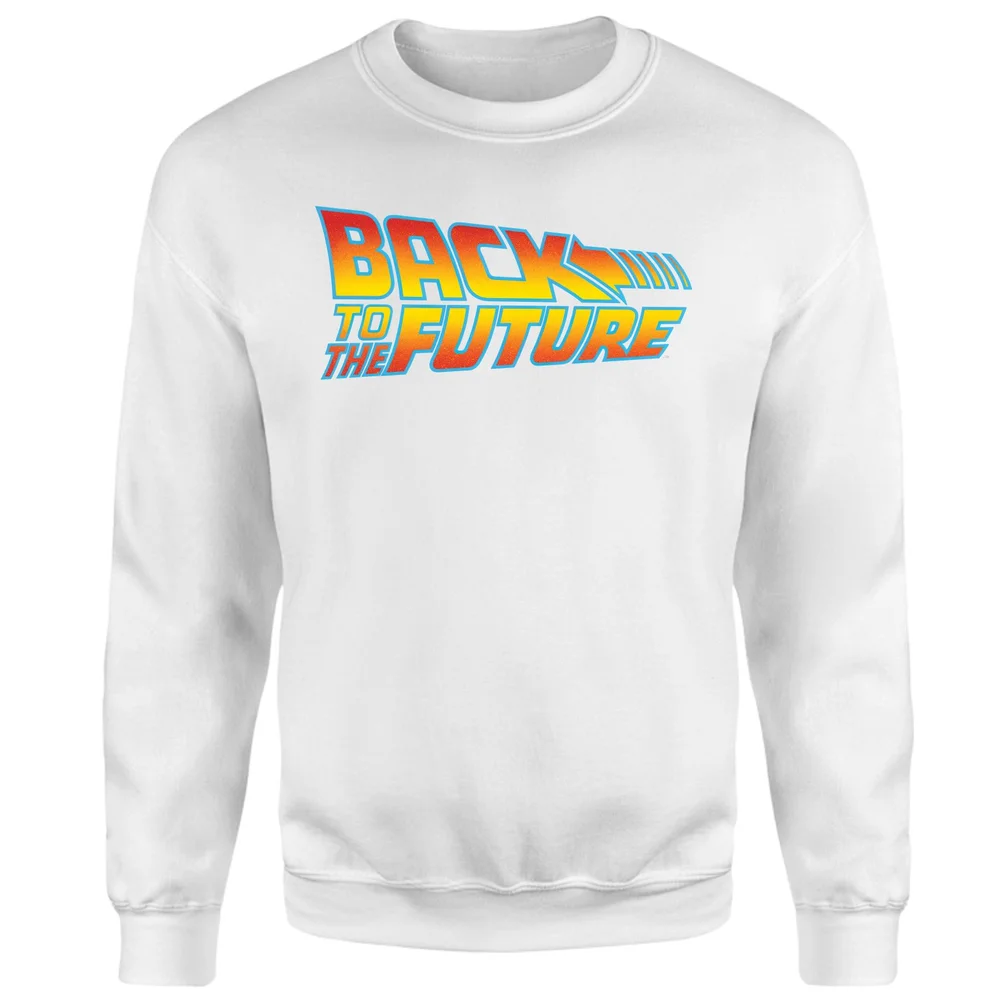 Back To The Future Classic Logo Sweatshirt - White - XS Bild 1