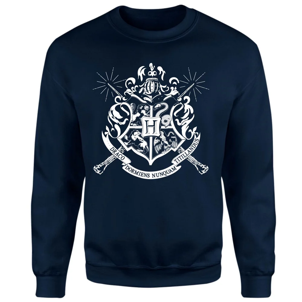 Harry Potter Hogwarts House Crest Sweatshirt - Navy - S Bild 1
