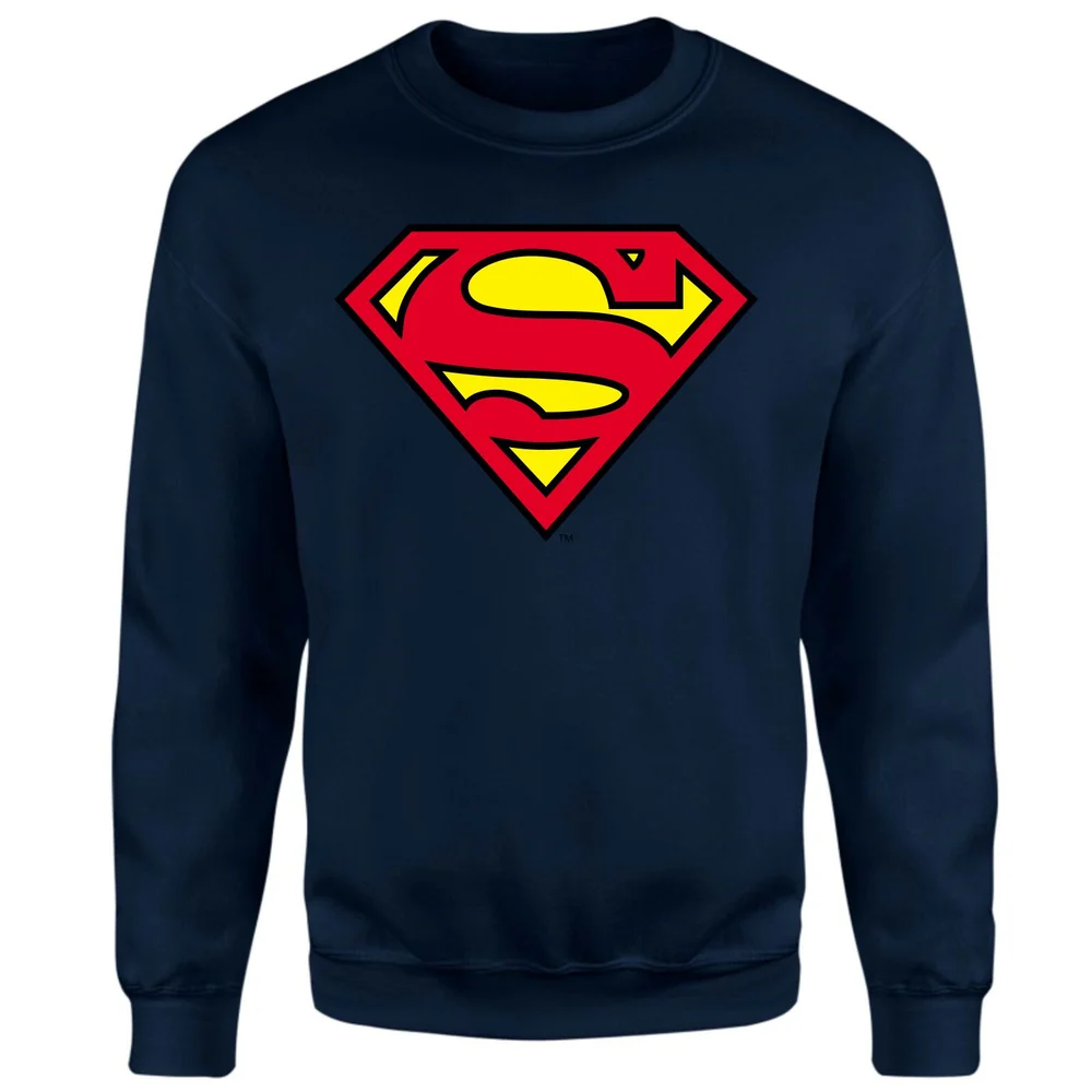 Official Superman Shield Sweatshirt - Navy - S Bild 1
