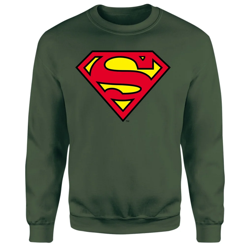 Official Superman Shield Sweatshirt - Green - S Bild 1