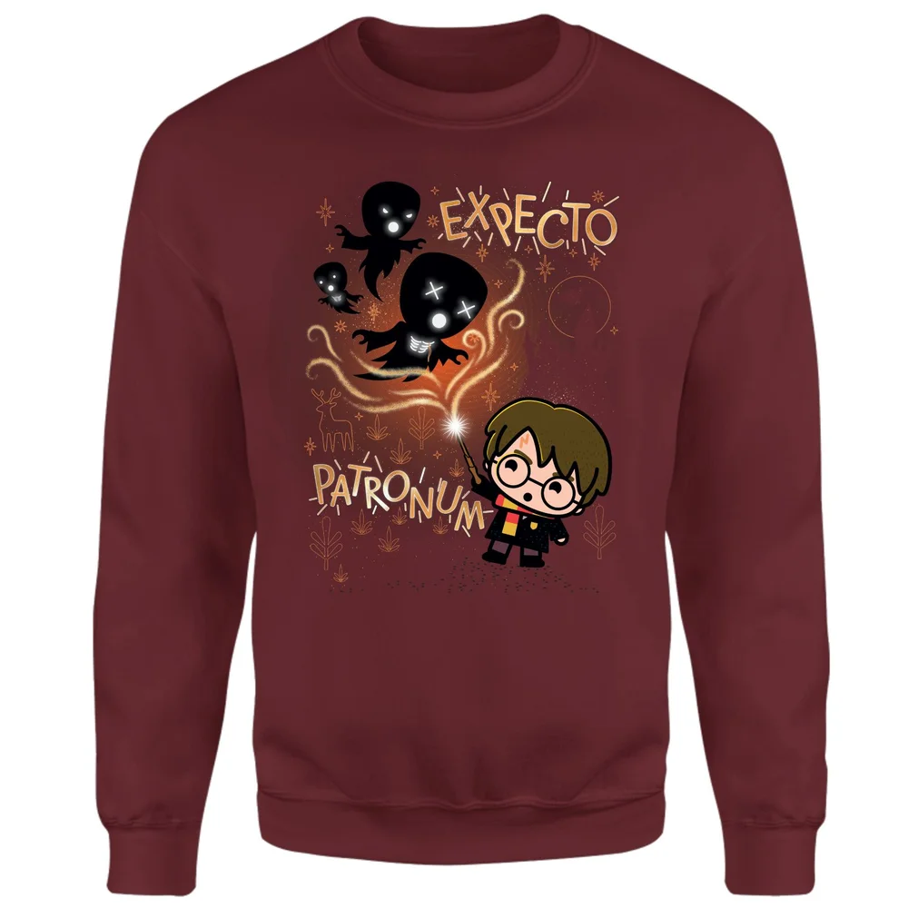 Harry Potter Kids Expecto Patronum Sweatshirt - Burgundy - S Bild 1