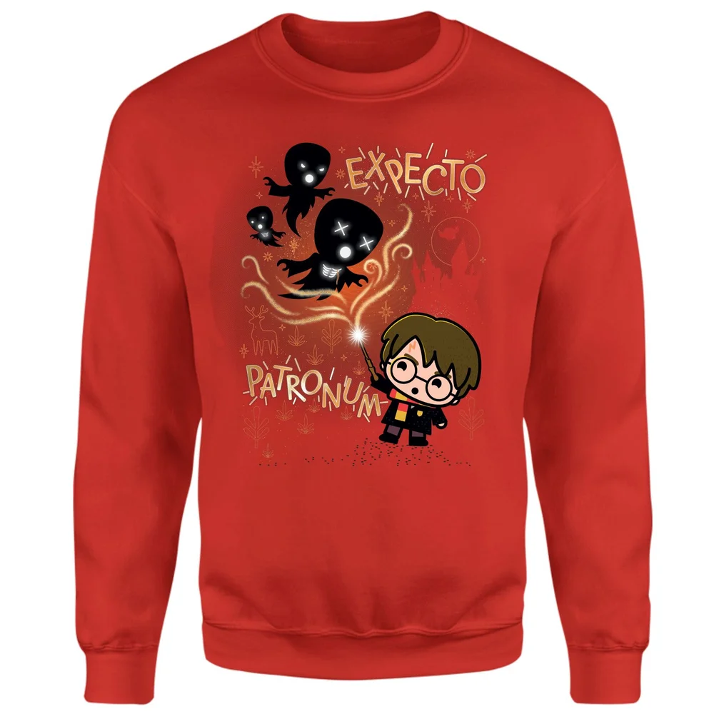Harry Potter Kids Expecto Patronum Sweatshirt - Red - S Bild 1