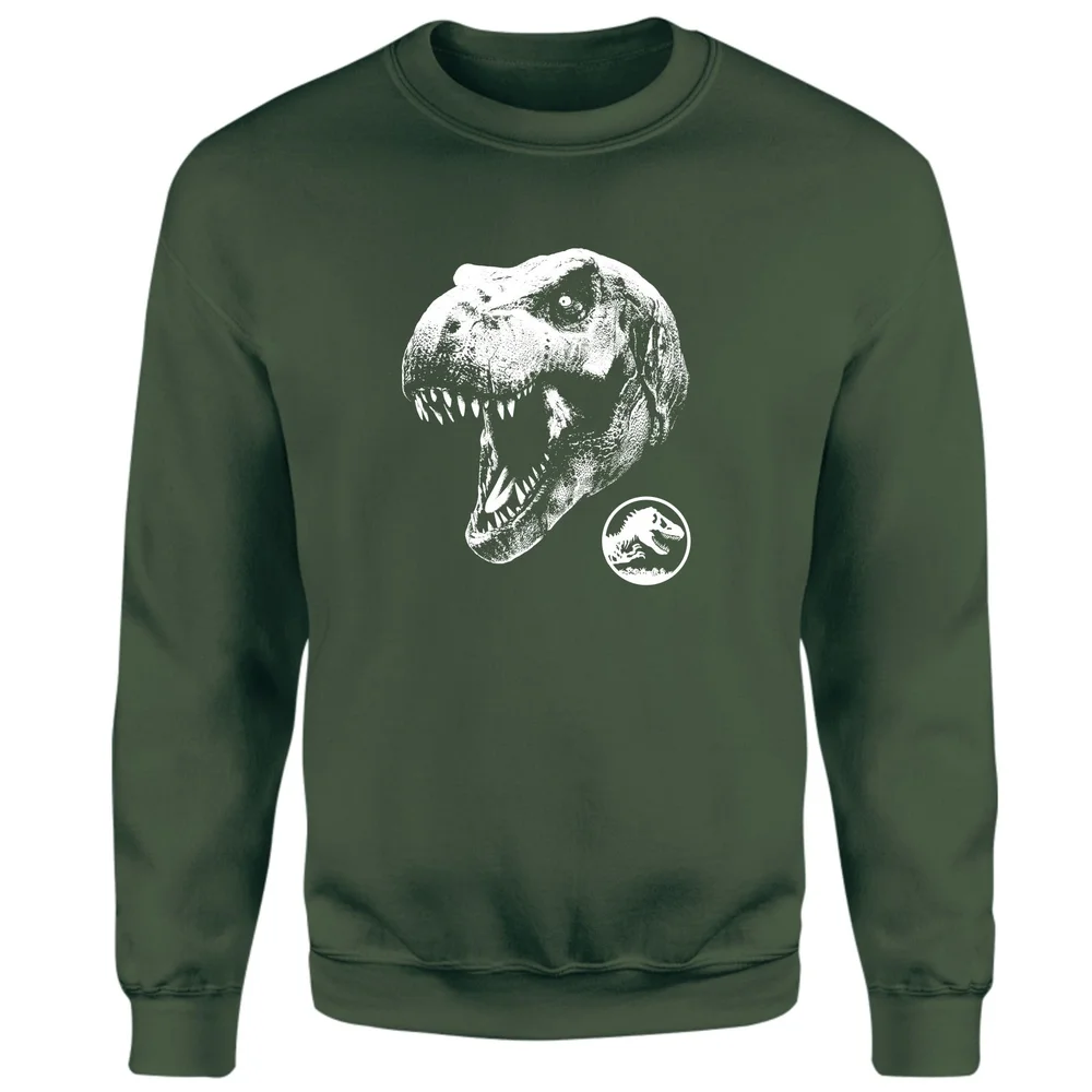 Jurassic Park T Rex Sweatshirt - Green - S Bild 1
