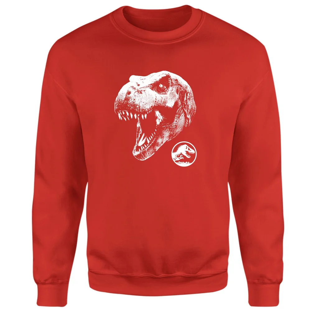 Jurassic Park T Rex Sweatshirt - Red - S Bild 1