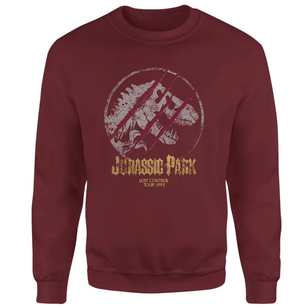 Jurassic Park Lost Control Sweatshirt - Burgundy - S Bild 1
