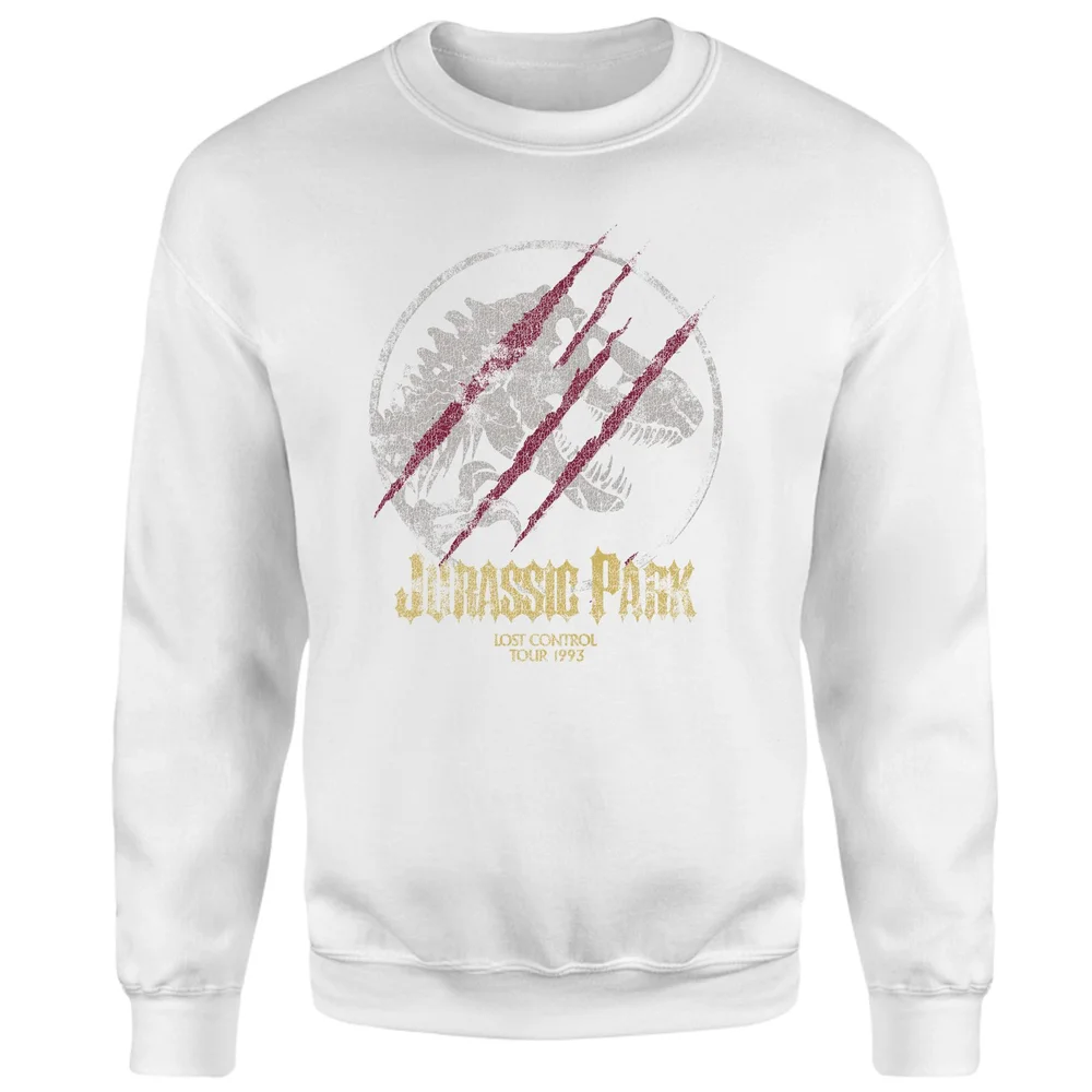 Jurassic Park Lost Control Sweatshirt - White - S Bild 1