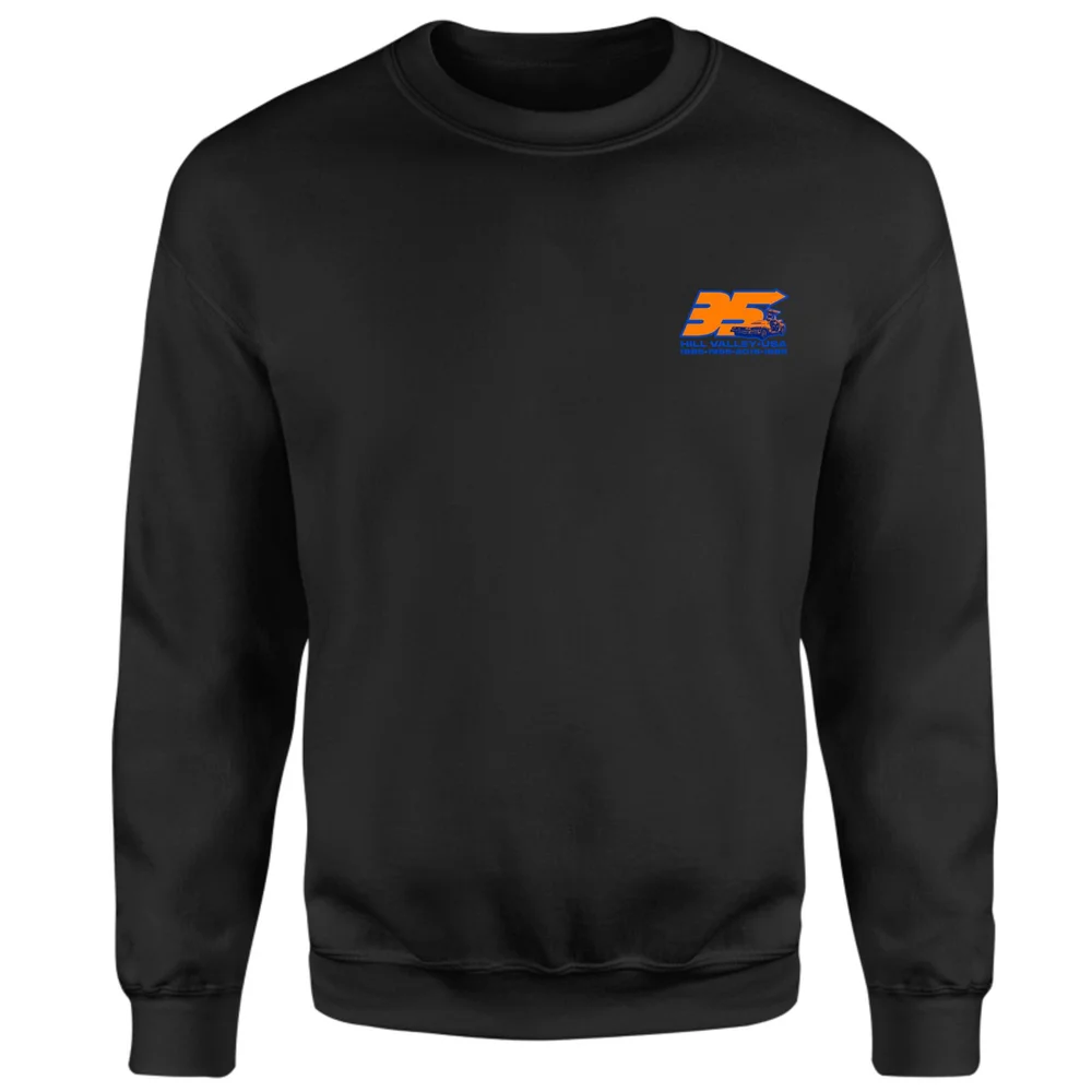 Back To The Future 35 Hill Valley Front Sweatshirt - Black - XS Bild 1