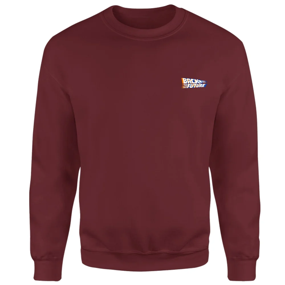 Back To The Future Sweatshirt - Burgundy - XS Bild 1